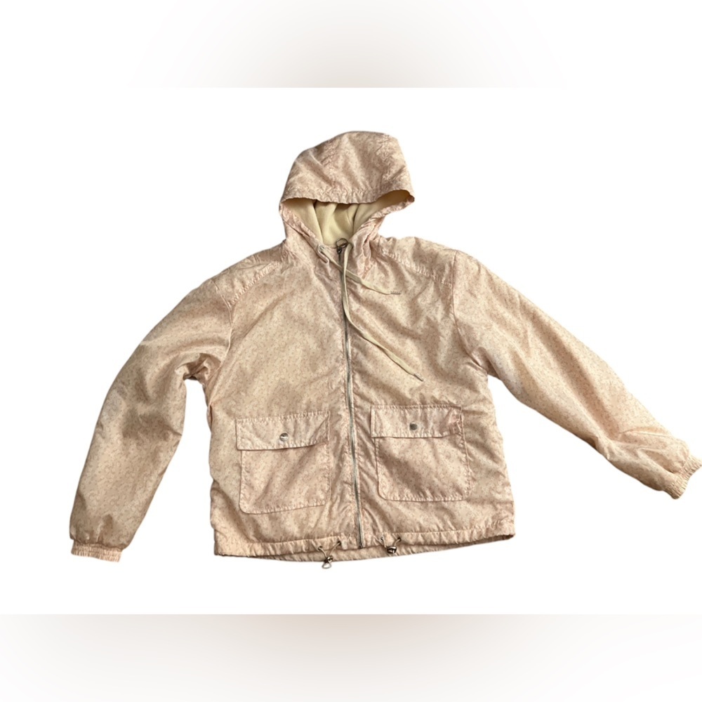 Women's Light Pink Hooded Jacket
